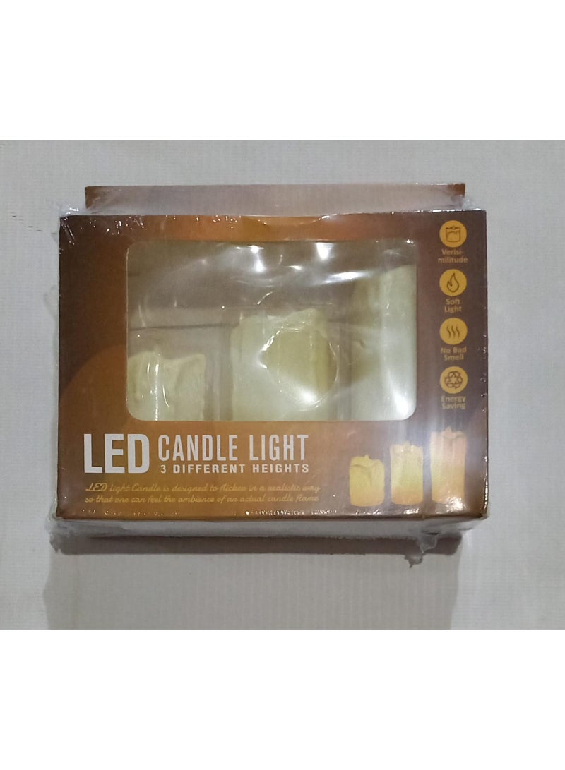 طقم شمع 3 قطع